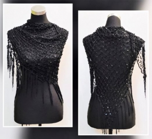 Beaded Shawl 3406-A